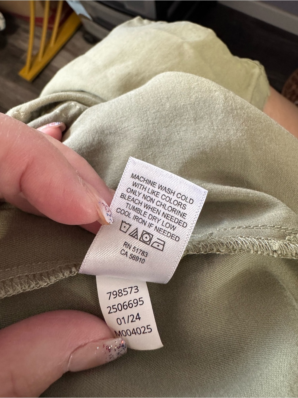 Maurices Olive Button-Up Shirt - Picture 10 of 10